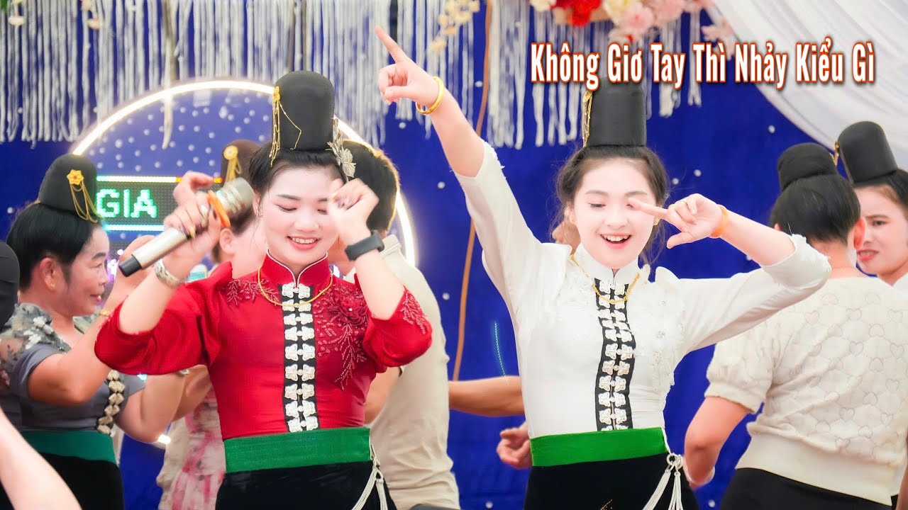 CHỊ EM NHẢY QUÁ CĂNG TẠI TÂN GIA NGƯỜI THÁI TÂY BẮC - GIA ĐÌNH TƯỞNG LƯU - BẢN NÀ CÀI -XÃ THUẬN CHÂU