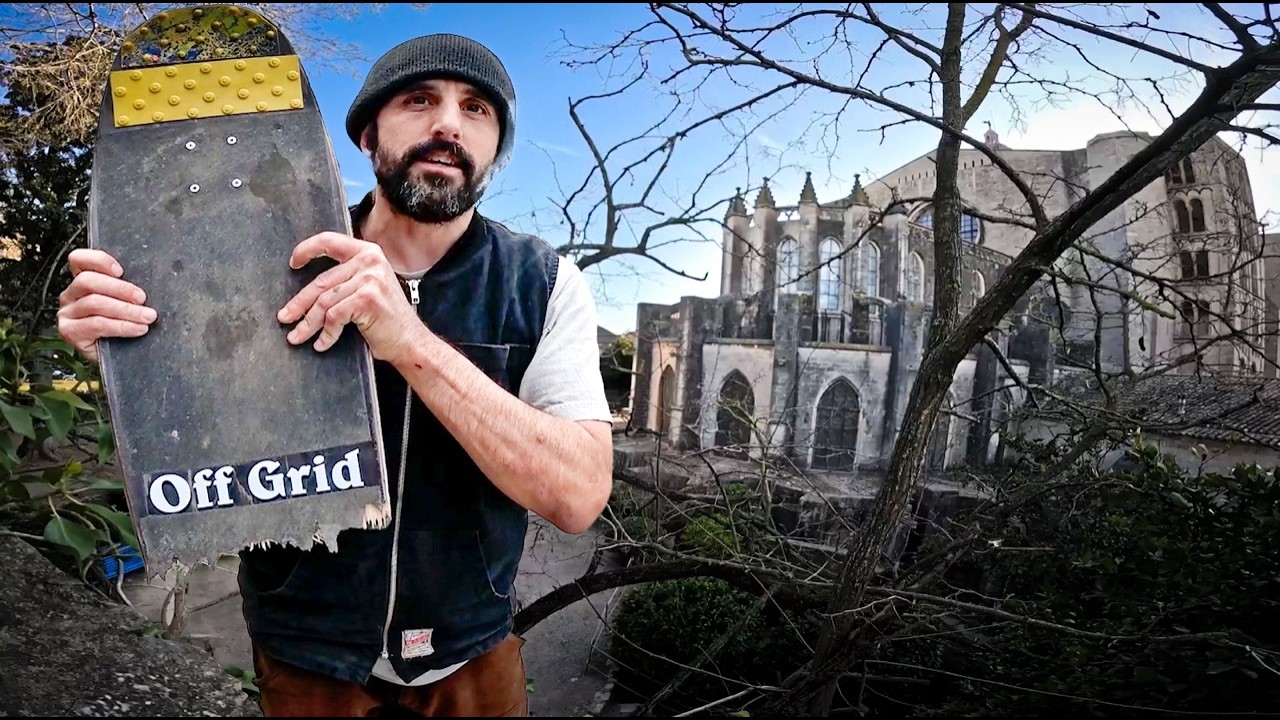 Катание на коньках в средневековом замке в Испании