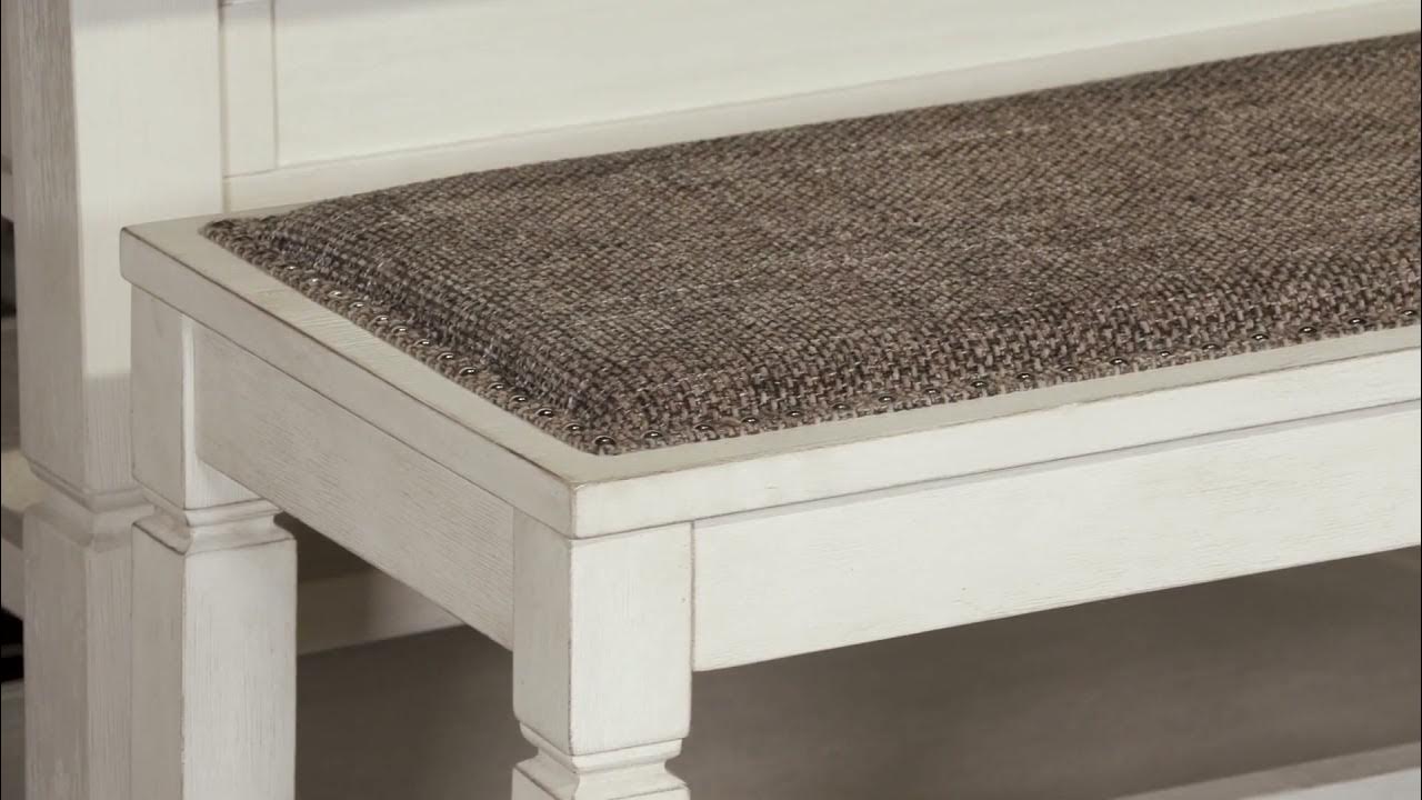 Bolanburg Two Tone Counter Height Dining Bench from Signature Design by