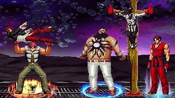 [KOF Mugen] Ralf 15 Vs Super Korean Team