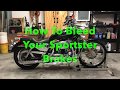 How To Harley Davidson Sportster,  Bleeding Your Brakes