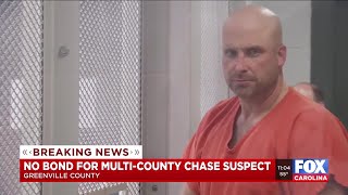 No bond for Upstate man accused of ramming patrol car, cross-county chase