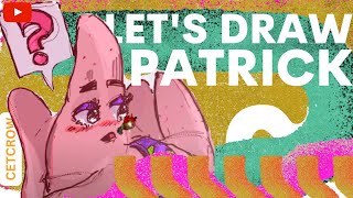 let's draw Patrick the Sea-Star (Spongebob) by cetcrow 20 views 1 year ago 4 minutes, 22 seconds