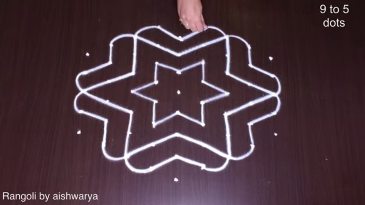 Friday Special Deepam Kolam