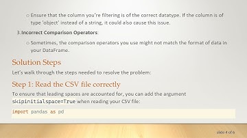 How to Fix an Empty DataFrame When Filtering Rows in Pandas