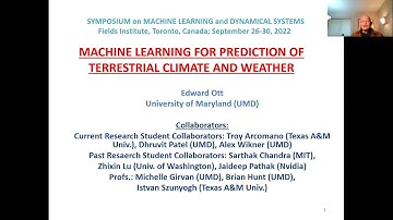 Machine Learning for Prediction of Terrestial Climate and Weather