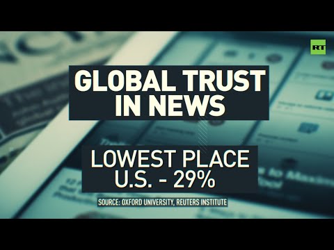 ⁣World’s least trusted  | How US media lost the trust of the public