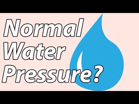Video: What water pressure in the water supply is considered normal?