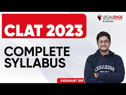 How to Prepare for CLAT 2023 | CLAT 2023 Syllabus & Types of Question | CLAT Preparation 2023