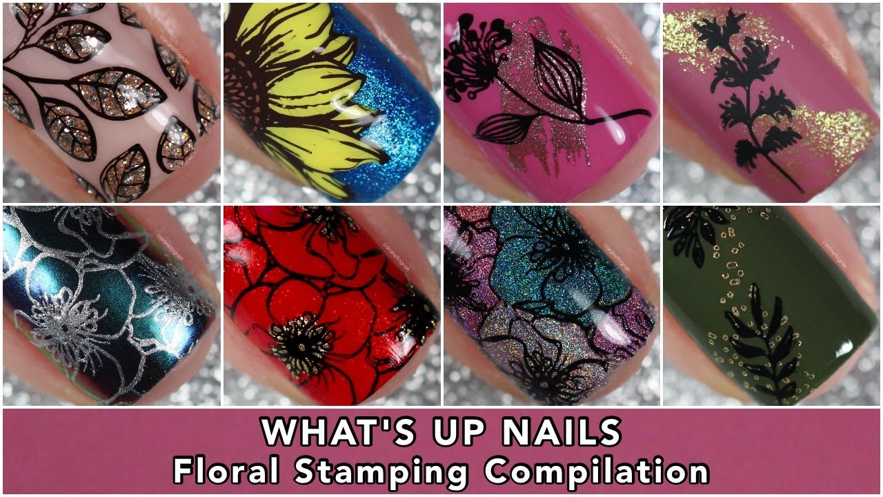 1. 10 Easy Stamping Nail Art Designs Compilation - wide 9