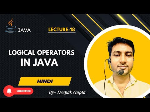 Core Java part18 | Logical Operators in Java | AND, OR, NOT Explained with Examples in hindi