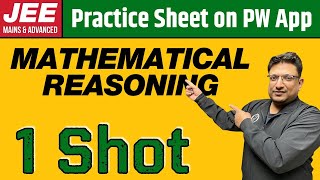 MATHEMATICAL REASONING in 1 Shot | From Zero to Hero | JEE Main & Advanced