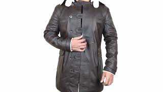 Bane Coat | Tom Hardy Bane Leather Trench Coat