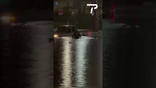 Flash Flooding Traps Motorists on I-35 Near Waco, Texas