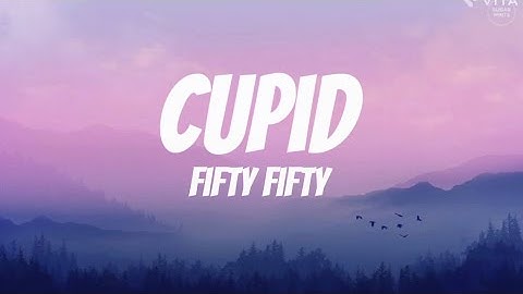 FIFTY FIFTY - CUPID ( TWIN VERSION ), LYRICS VIDEO.