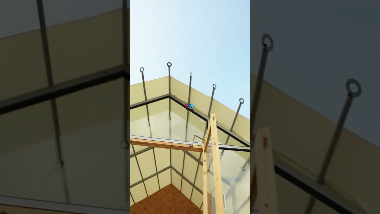 New 2024 design tiny tent house on wheels nice prefab motorhome Tent or House 