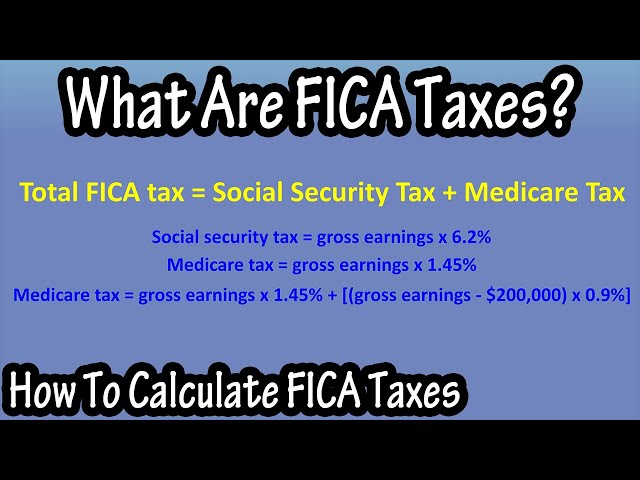 FICA Tax: Understanding Social Security and Medicare Taxes