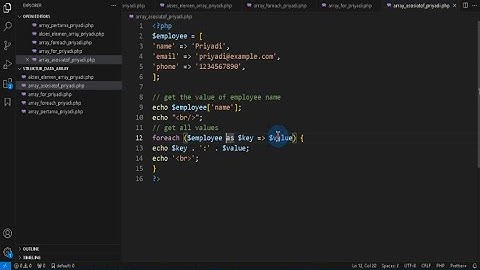 2024 Pemrograman web PHP #5 Inisiasi, pengoperasian, dan fungsi dasar array