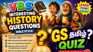 VBS Quiz Challenge 😳 உங்களால் முடிகிறதா? #vbs #Viral #vbstamil #vbssongs #biblequiztamil