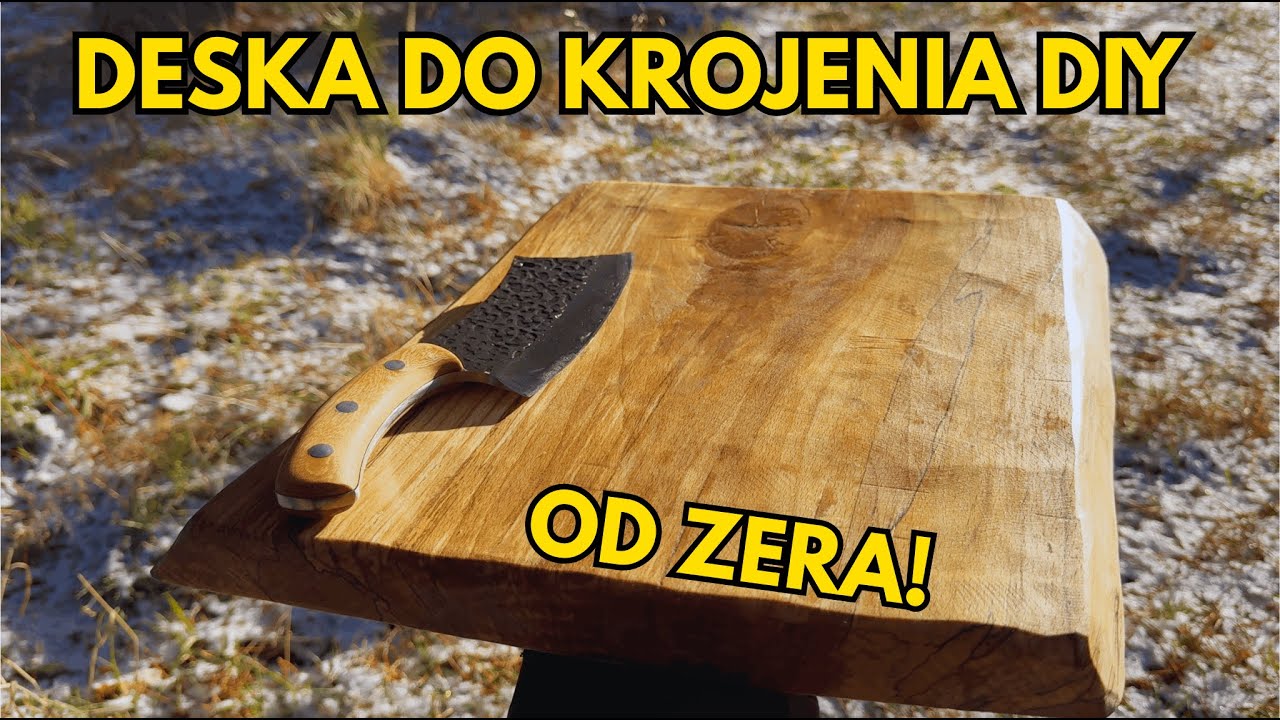 Zrobiłem deskę do krojenia od zera | DIY krok po kroku