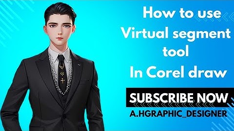 How to use virtual segment delete tool in Corel draw