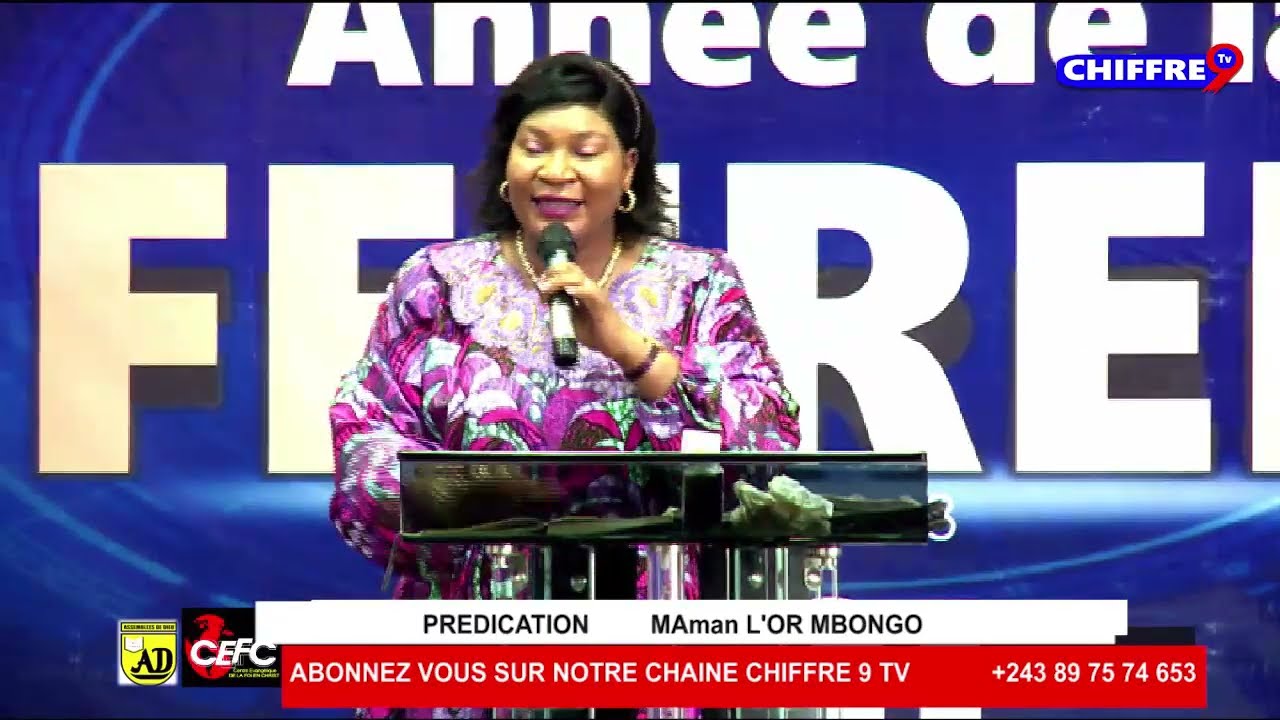 PREDICATION AVEC MAMAN L'OR MBONGO