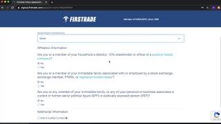 Firstrade Account Tutorial