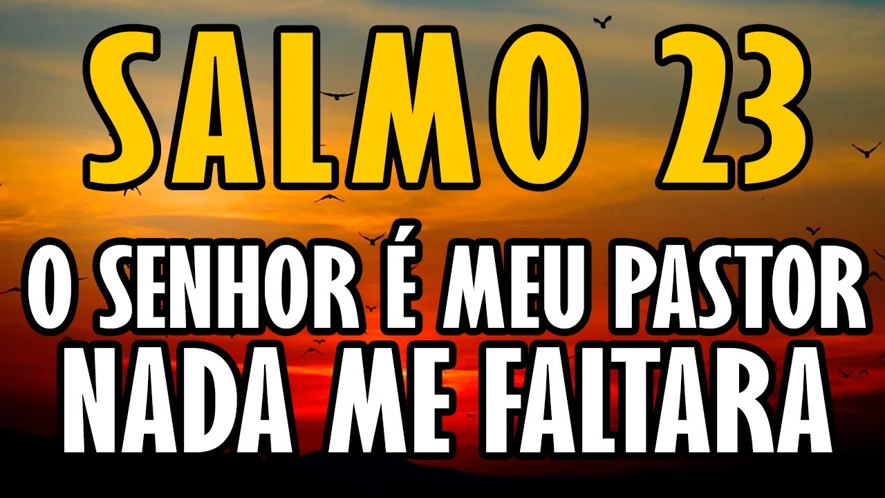 O senhor é meu pastor,., nada me faltará. salmo 22…