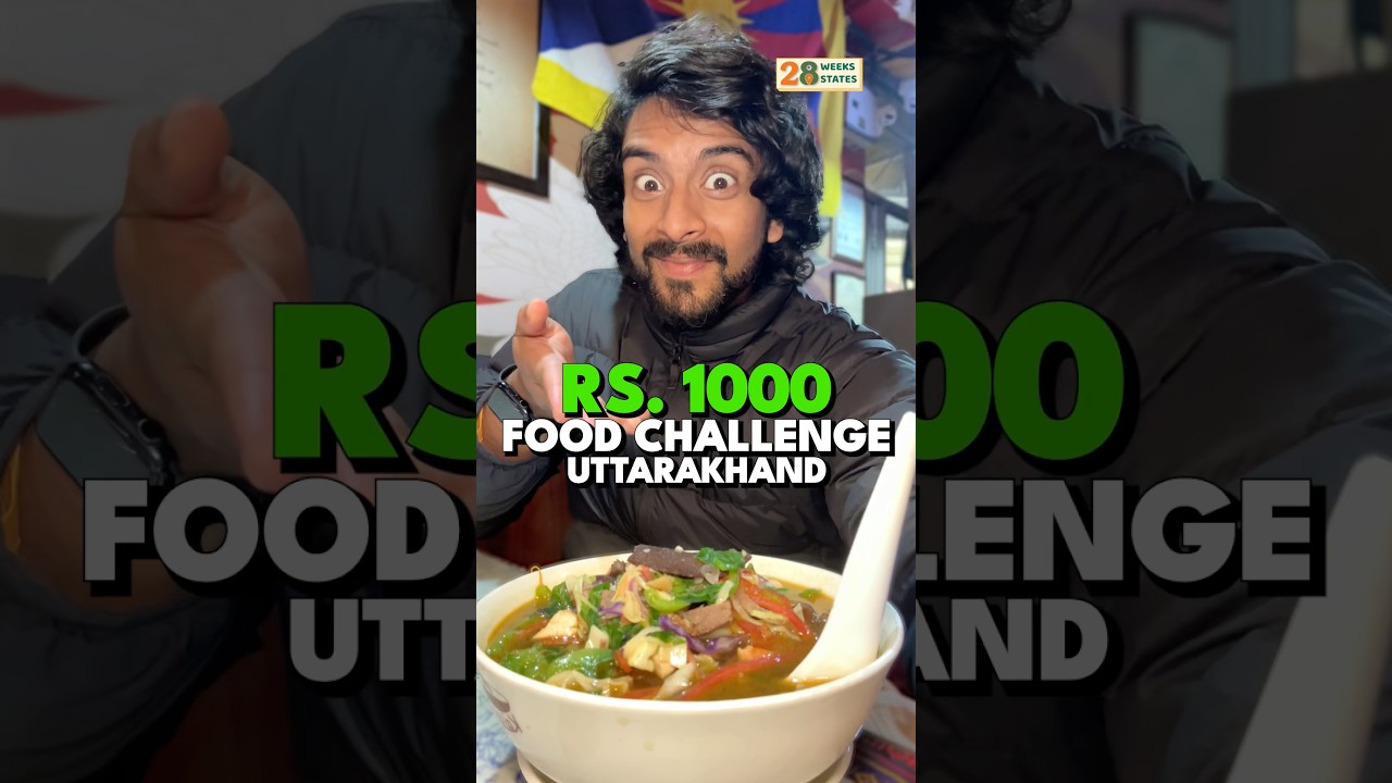 Uttarakhand Food for ₹1000 in 24 Hours! 🏔️🍜🤯