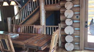 Grand Lincoln Log Cabin