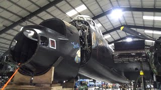 Video 229 Restoration of Lancaster NX611 Year 7  -- "Just Jane's" nose removed.--