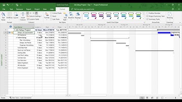Afdrukinstellingen en -instellingen in MS Project