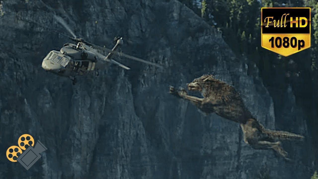 Giant Wolf Attack Hindi  Wolf vs Helicopter   rampage 2018 1080p full hd