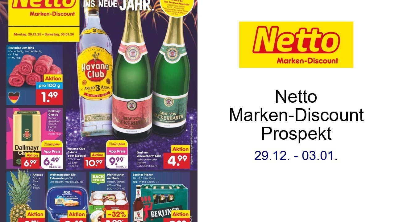 Netto Marken-Discount Prospekt   29.12. - 03.01.