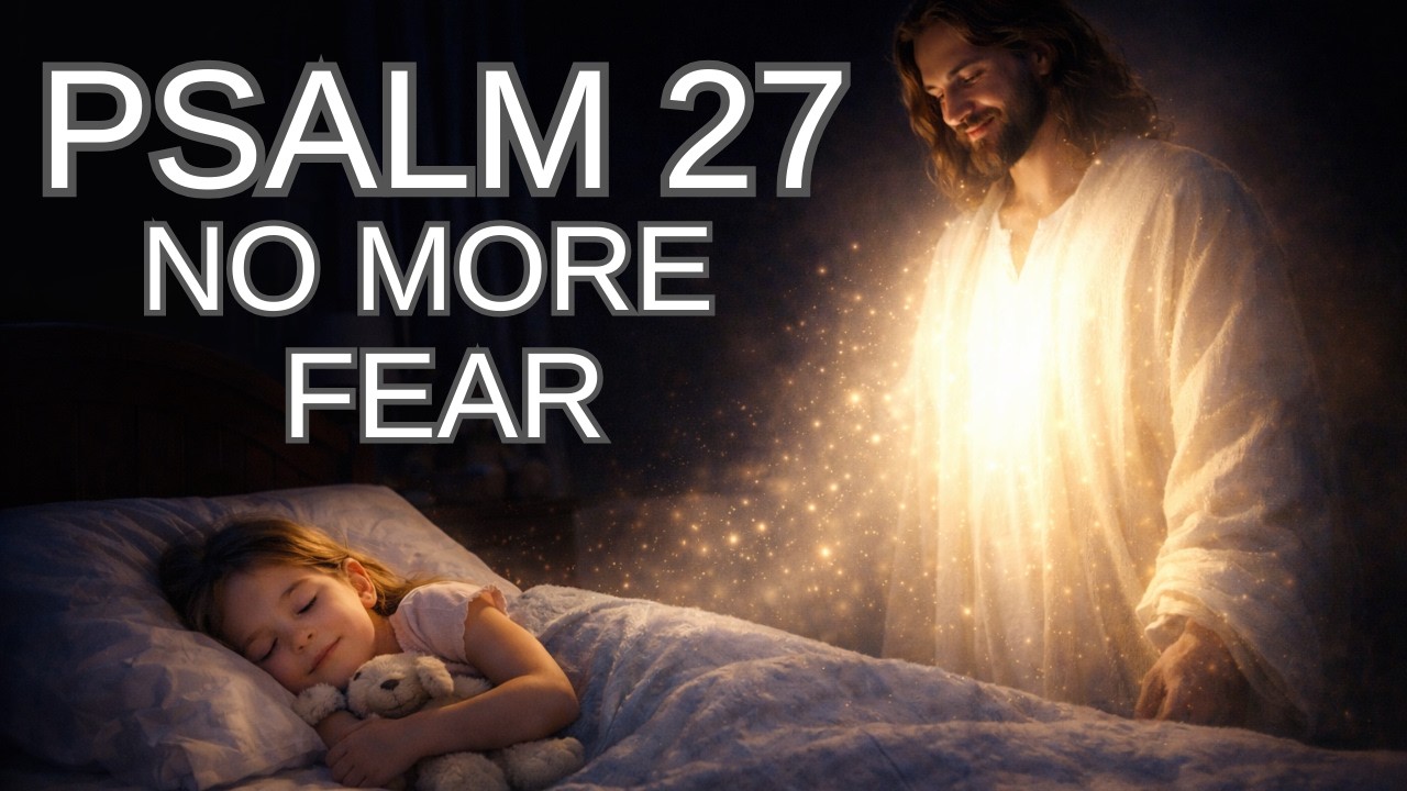 THE LIGHT IN THE DARKNESS: Psalm 27 Prayer for Sleep | 528Hz Miracle Healing Frequency