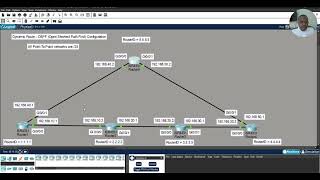Dynamic Route - OSPF Configuration in Cisco Packet Tracer.