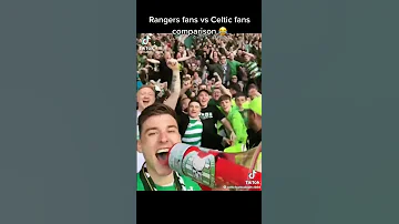 celtic fans vs rangers fans