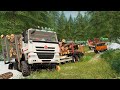 ВЫПИЛИЛИ ПЕРВЫЙ УЧАСТОК ДОРОГИ! РАБОТА ПОШЛА! - FARMING SIMULATOR 2019