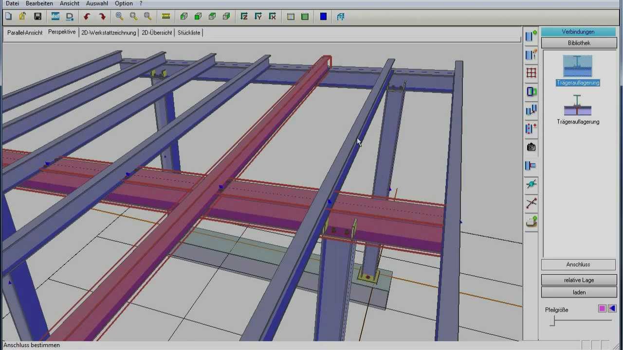 Carport konstruieren mit virtual steel youtube Carport konstruktion