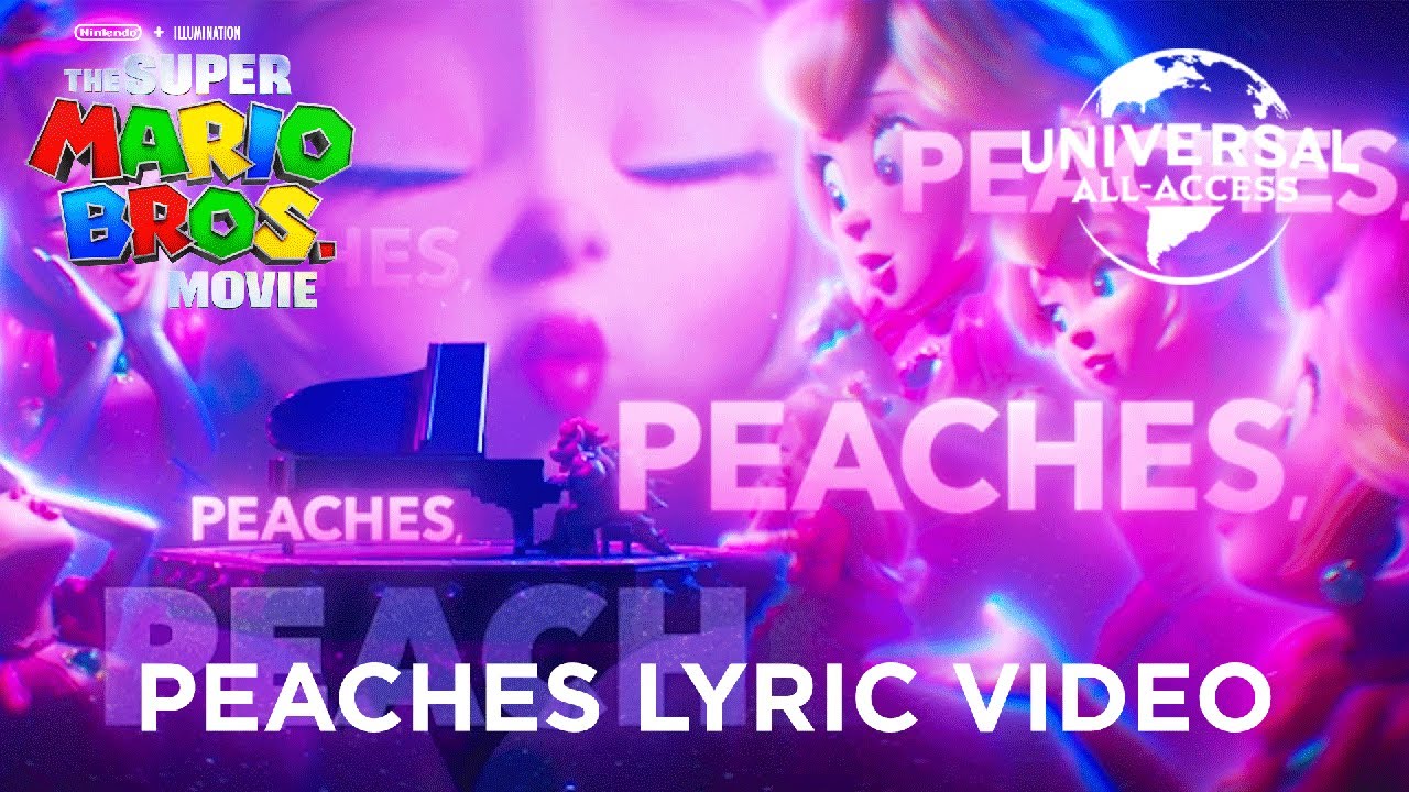 1 HOUR] Jack Black - Peaches (Lyrics) from The Super Mario Bros. Movie 