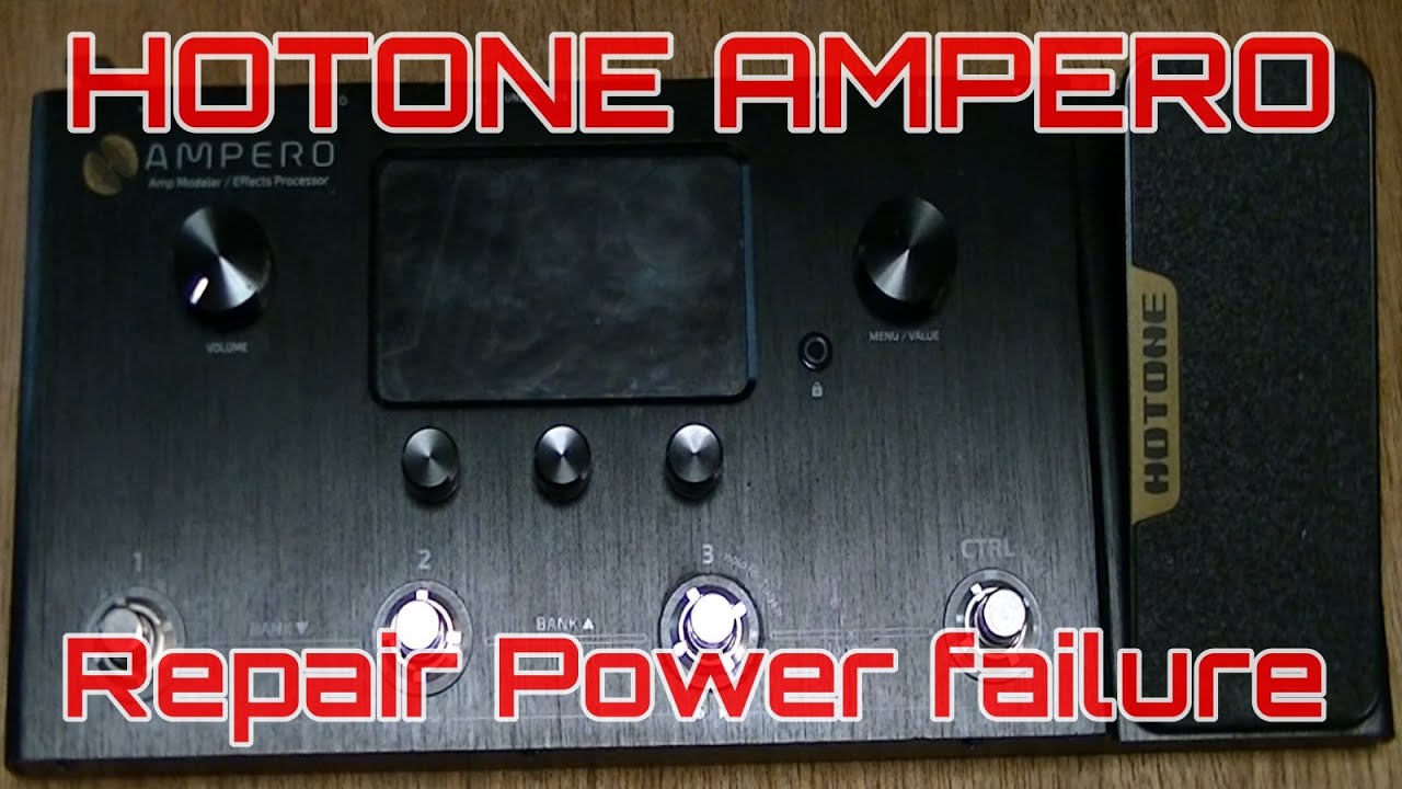 モデリングエフェクター】HOTONE AMPERO 電源が入らないトラブル