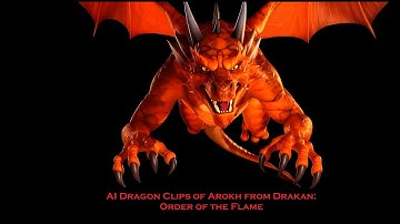 Drakan animated clip compilation - mainly of Arokh but some of Rynn too. Dragons, animation