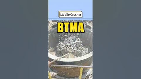 BTMA crawler complete crushing and sand making production line, adopts full crawler mobile design.