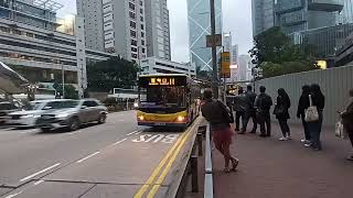 CTB E 1833 TJ3037@11駛離金鐘站巴士站