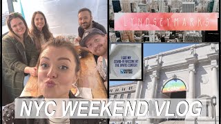 NYC Weekend Vlog 2021 || Jacob&#39;s Pickles, Stuart gets his vaccine, National History Museum