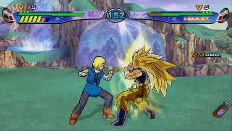 Goku (Mourossonero) VS C-18 (Booce) | [DBZ Budokai 3]