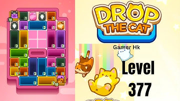 Drop The Cat Level 377 very hard level Walkthrough Solution 