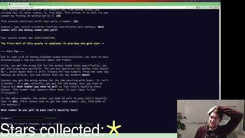 Advent of Code 2022 day 21. Monkey Math
