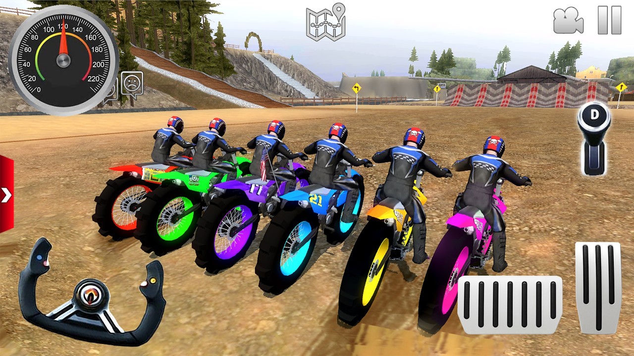 Juego de Motos - Xtrema de Motocicletas #1 Offroad Outlaws motor bike Game Android gameplay [FHD]