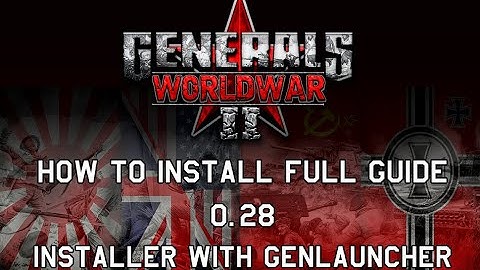 C&C Generals World War II Install guide